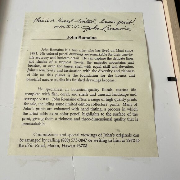 Hawaiian Botanical Bird of Paradise Art Print Set of 2 - Picture 5 of 8